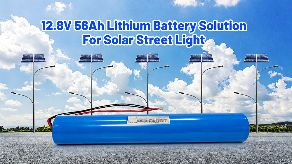최신 회사 사례 12.8V 56AH Lithium Battery Soution for Solar Street Light for Saudi Arabia