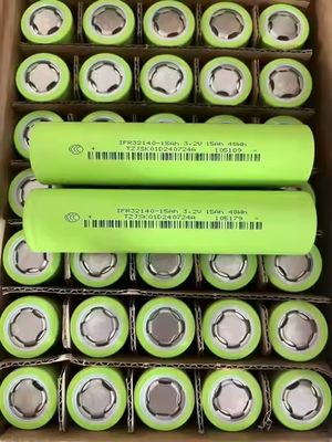 Grade a IFR32140 15Ah 3.2V 48Wh LiFePO4 Rechargeable Lithium Battery 32140 15000mAh Phosphate 32140 Lithium Ion Batteries