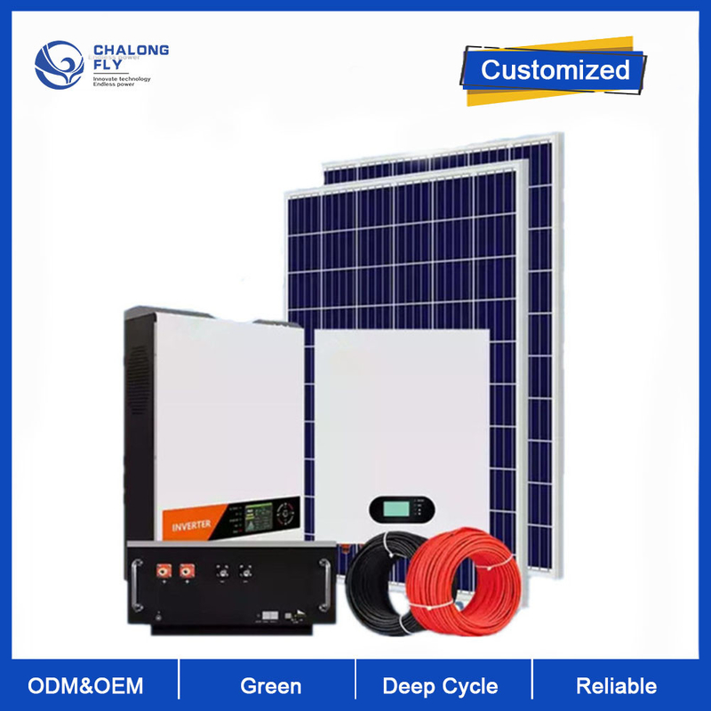 LiFePO4 Lithium Battery 10KW Solar System Off Grid OEM ODM Solar Power System Home 15KW with LFP Lithium Battery Back Up