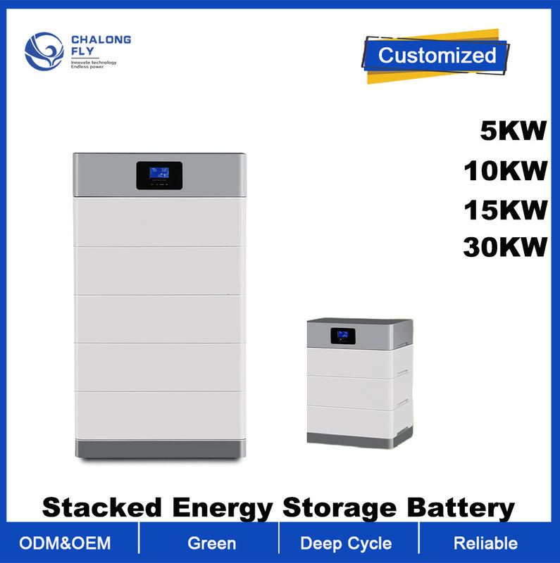 51.2V LiFePO4 Lithium Battery with 6000 Cycle Life and IP65 Waterproof for Stacked Energy Storage System