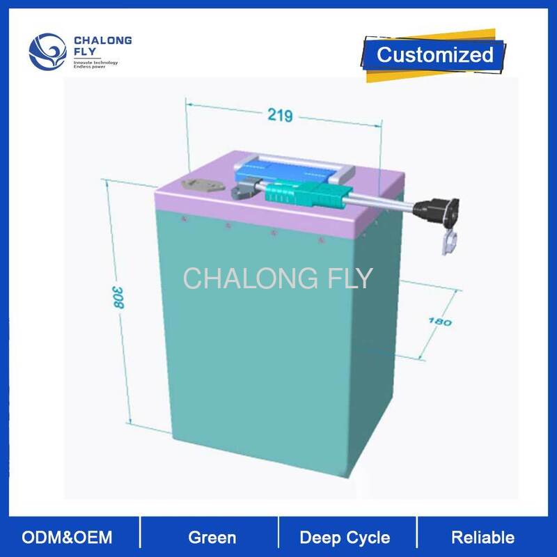 72V 32Ah LiFePO4 Battery with IP67 Waterproof Protection and 2000 Cycle Life for Electric Two-Wheelers