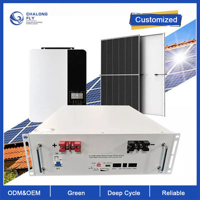 LiFePo4 리튬 배터리 딥 사이클 오프 그리드 OEM ODM 10KW 48V 100AH 200AH 태양 저장 리듐 인산철 배터리