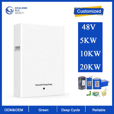 LiFePo4 리튬 배터리 OEM ODM 5KW 10KW 가정 백업 배터리 팩 48V 100AH 200Ah 태양 에너지 저장 전지 시스템