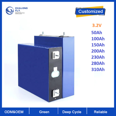 3.2V 재충전이 가능한 딥 사이클 100ah 206ah 280ah 302ah lifepo4 리튬 배터리 전기적 스쿠터 오토바이 배터리