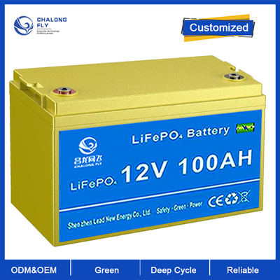 OEM ODM 납산 교체 LiFePO4 리?? 배터리 12.8V 100AH 200AH EV에 재충전
