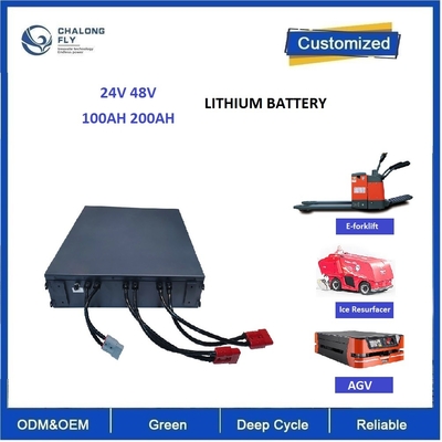 CLF 전기 포크리프트 라이프포4 리?? 배터리 팩 OEM 48V 200Ah 300Ah 50Ah AGV용