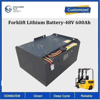 CLF 48V600Ah LiFePO4 리?? 배터리 팩 토요타 헬리 포크리프트 AGV 로봇 스쿠터용 리?? 철화강 배터리