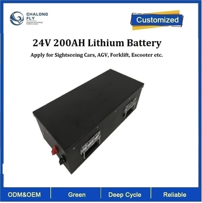 CLF OEM 파워 리?? 철 LiFePO4 200Ah 24V 리?? 배터리 팩 관광용 자동차 AGV 포크리프트 스쿠터 EV 자동차