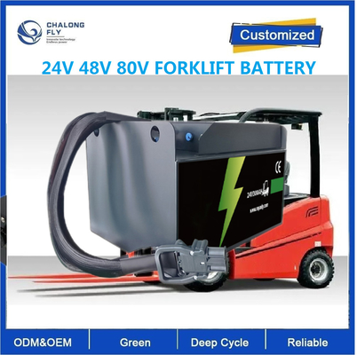 CLF 24V 48V 300Ah 400Ah OEM ODM LiFePO4 리?? 철화강 배터리 전원 팩 포크리프트 AGV 로봇 골프 카트