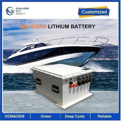 OEM ODM LiFePO4 고전압 해상 보트 리?? 배터리 48v 412ah 21kwh IP67 수질 방지 액체 냉각