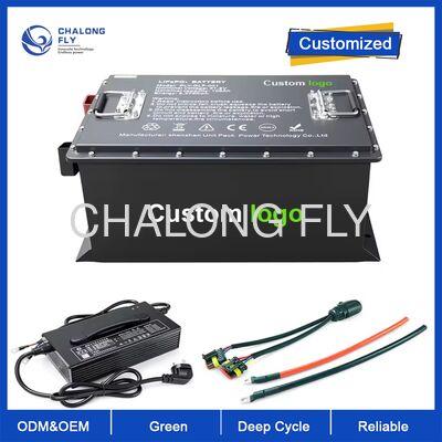 OEM ODM LiFePO4 MAX BMS 200A 골프 카트 배터리 전기 리?? 이온 배터리 팩 고 용량 51.2v 105ah