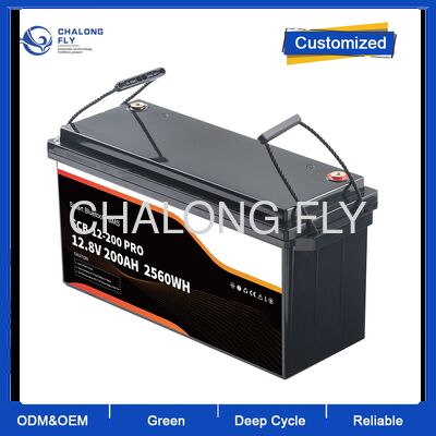 리튬 이온 배터리 팩 12V 200Ah 납산 교체 도매 OEM 납산에서 Lifepo4 배터리 EU 재고