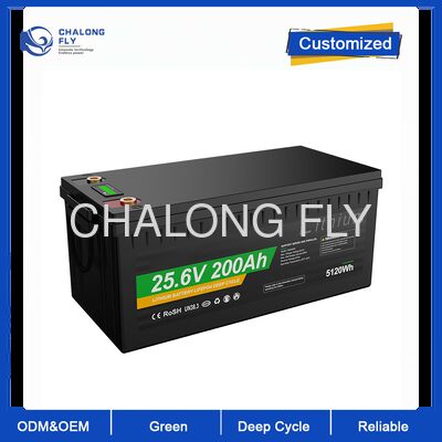 12V 12.8V 24V 25.6V 리튬 배터리 팩 100Ah 200Ah 2560WH 2.56KWH (보트 및 전기 지게차용)