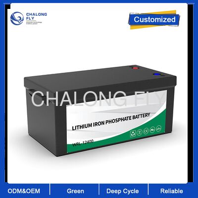 위란 고 용량 12V 400Ah LiFePO4 배터리 태양 에너지 저장 RV UN38.3 인증과 함께 해상 리?? 이온 팩