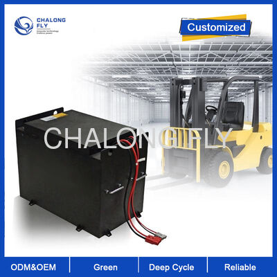 라이프포4 포크리프트 리?? 배터리 스마트 BMS 5000+ 사이클 1C 빠른 충전 160Wh/kg CAN 버스 IP67 80V 500Ah