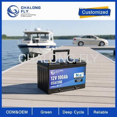 12V 고CCA 나트륨 이온 시동용 배터리 (자동차, 트럭, 중장비용)