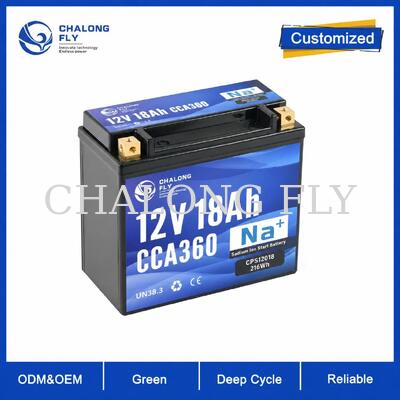 12.8V 18Ah 360CCA LiFePO4 파워스포츠용 모터사이클 시작 배터리
