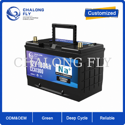 SUV 및 고부하 차량용 12V 80Ah ⋅ 100Ah 나트륨 이온 시작-정지 배터리