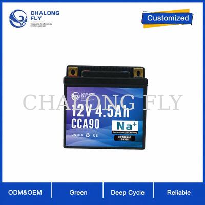12V 4.5Ah 90CCA 컴팩트 나트륨 이온 오토바이 스타터 배터리